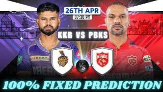 Kolkata Knight Riders vs Punjab Kings Toss Prediction  Today Toss Prediction  IPL 42nd Match Toss