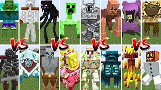 MOWZIES MOBS vs MUTANT CREATURES TOURNAMENT  Minecraft Mob Battle