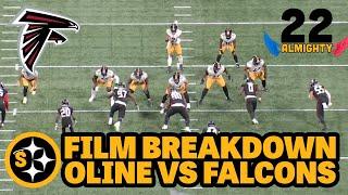 Zach Frazier Shines In Rookie Debut vs The Falcons  All22 Film Review  Steelers Almighty