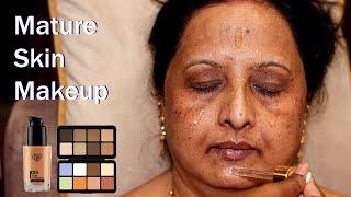 Makeup On Mature SkinPigmentation Skin Makeup Aged Skin Makeup Step by Step Party Makeup