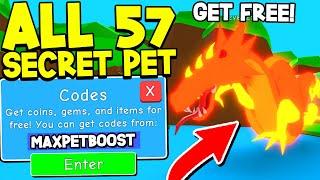 ALL 57 FREE Secret Basilisk Pet Codes In Bubble Gum Simulator Roblox