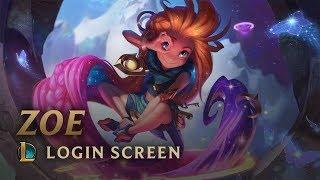 Zoe the Aspect of Twilight  Login Screen - League of Legends