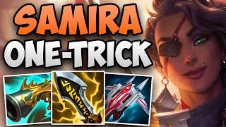 THIS CHALLENGER SAMIRA ONE-TRICK IS INCREDIBLE  CHALLENGER SAMIRA ADC GAMEPLAY  Patch 14.10 S14