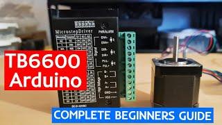 TB6600 Stepper Driver + Arduino + NEMA Motor Wiring and Control Uno Mega Nano