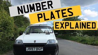 UK Number Plates Explained