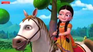 Chal Chal Gurram  Telugu Rhymes for Children  Infobells