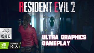 Resident Evil 2 Remake Ultra Graphics Gameplay  RTX 3050 Laptop GPU