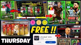 What Is Coming On Thursday & Next Monday  eFootball 2024 Mobile  V3.6.1 Update & Free Coins