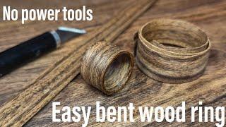 How to make strong bent wood ring blanks