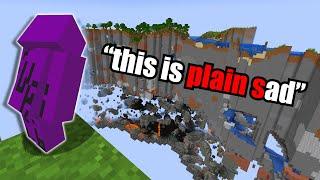 Minecraft but if I say a Biome it gets DELETED...