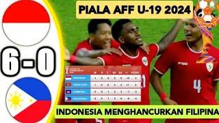 Hasil Piala AFF u19 tadi malam - INDONESIA 6-0 FILIPINA - PIALA AFF U-19 2024 - Jadwal Timnas