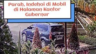 HEBOH MOBIL GOYANG DI HALAMAN KANTOR GUBERNUR SAAT DIINTIP LANGSUNG TANCAP GAS