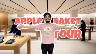 Apple saket Tour vlog  iphone 15 pro