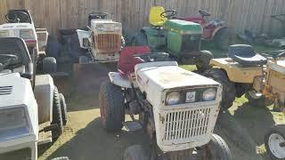 Garden tractor collection Antique garden tractors