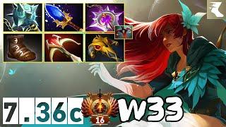 Pos 1 Windranger Tailwind - w33 - 7.36c - Immortal Dota 2 Pro Plays