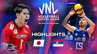  JPN vs.  SRB - Highlights  Week 1  Mens VNL 2024