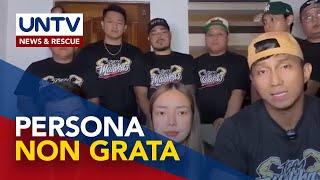 Vloggers Rendon Labador at Rosmar Tan nag-sorry Persona non grata status plano ng Coron LGU
