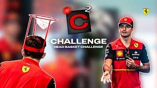 2022 C² Challenge  Head Basket Challenge with Charles Leclerc and Carlos Sainz