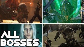 Crisis Core FF7 - All Boss Fights 4K