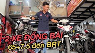 Xe như này mới gọi là đồng bài - Exciter 155 65+7.5 VVA  dên BRT không thớt