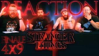 Stranger Things 4x9 FINALE REACTION Chapter Nine The Piggyback