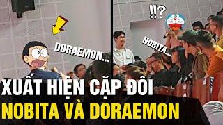 Phát hiện cặp đôi NOBITA và DORAEMON ngoài đời thực khiến dân mạng NGỠ NGÀNG  Tin Ngắn 3 Phút