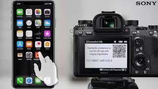 How to make a Wi-Fi connection using QR code For iPhoneiPad Imaging Edge Mobile app