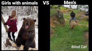 Girls with Animals vs Boys #girlswithautism