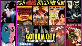 BIG Drop Sci-Fi HORROR And Exploitation Films Plus Gotham City Comics and Collectibles