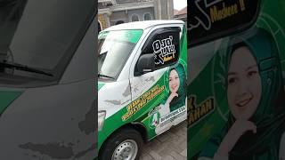 Cakep  Branding mobil caleg Pickup granmax  #digitalprinting #Kadesloger #stickercustom