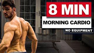 8 Min Fat Burning Morning Routine   Cardio Workout  No Equipment  velikaans