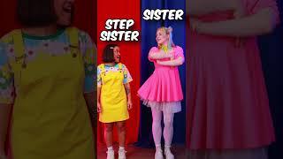 Irmã vs Stepister #shorts #dance #trend #sister #rec #joke #stepsisters