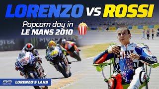 LORENZO VS ROSSI un #FRENCHGP de CINE    Le Mans 2010 Jorge Lorenzo #99seconds