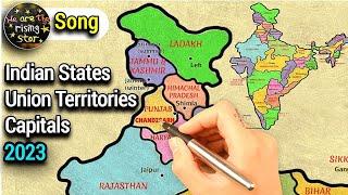 Indian States and Capitals 2023  Union territories and capitals 2023  Song  WATRstar