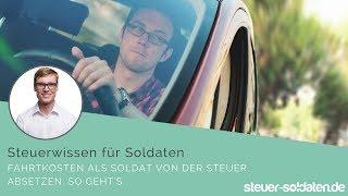 Fahrtkosten als Soldat von der Steuer absetzen. So gehts.