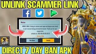 How To Get 7 Day Direct Ban Bgmi 2.0  7 Day Ban Apk Link Bgmi Plugin Ban Direct 7 Day Live Proof