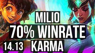 MILIO & Lucian vs KARMA & Jinx SUP  70% winrate 006  VN Diamond  14.13