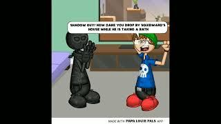 Shadow Guy Drops By Squidwards HouseGrounded