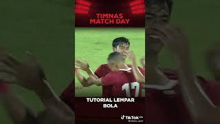 TUTORIAL LEMPAR BOLA #arham. #timnas