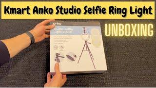 Kmart Anko Studio Selfie Ring Light Unboxing and Assembly