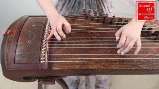 Premium Quality Whole Piece Digged Ancient Style Plain Surface Guzheng Instrument