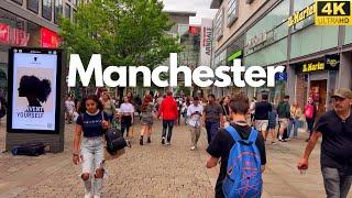 Manchester amazing walk around the city 4K