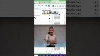 Connect 2 sheets’ data witb importrange #googlesheets