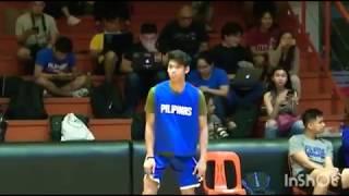 Gilas 2023 Ricci Rivero joins practice