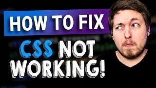 How to Fix CSS Not Working in Your Website   Website CSS Not Updating Fix  HTML and CSS Tutorial