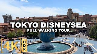 Tokyo DisneySea 2023 Full Walking Tour  This is Disneys Best Theme Park  4K HDR  Japan