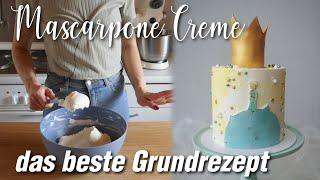 Mascarpone Creme für Torten - Rezept mit Variationen