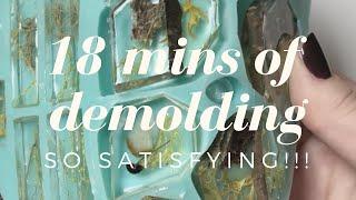 18 Minutes of Relaxing Resin Demolding Video