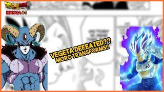 Vegeta vs Moro- Dragon Ball Super Manga Chapter 61 Review