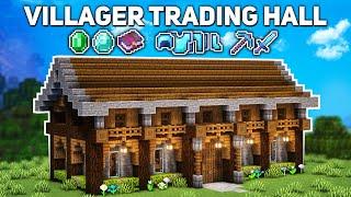 Minecraft Villager Trading Hall Tutorial how to build